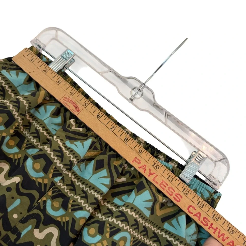 Patagonia Baggies Swim Shorts Mens Medium Mushy Peaks Agave Green Tiki 58034